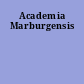 Academia Marburgensis