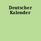 Deutscher Kalender
