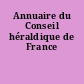 Annuaire du Conseil héraldique de France