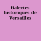 Galeries historiques de Versailles