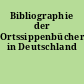 Bibliographie der Ortssippenbücher in Deutschland