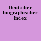Deutscher biographischer Index