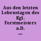 Aus den letzten Lebenstagen des Kgl. Forstmeisters a.D. Eberhard von Rothkirch und Panthen, Präses d. Christl. Vereins junger Männer zu Berlin ...