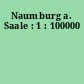 Naumburg a. Saale : 1 : 100000