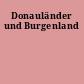 Donauländer und Burgenland