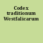 Codex traditionum Westfalicarum
