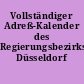 Vollständiger Adreß-Kalender des Regierungsbezirks Düsseldorf