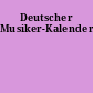 Deutscher Musiker-Kalender