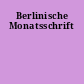 Berlinische Monatsschrift