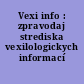 Vexi info : zpravodaj strediska vexilologickych informací