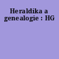 Heraldika a genealogie : HG