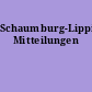 Schaumburg-Lippische Mitteilungen