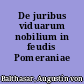 De juribus viduarum nobilium in feudis Pomeraniae Citerioris