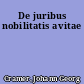 De juribus nobilitatis avitae