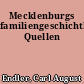 Mecklenburgs familiengeschichtliche Quellen