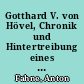 Gotthard V. von Hövel, Chronik und Hintertreibung eines Schandgedichts, sammt der Abdankungsschrift seines Vetters Gotthart VIII. von Hövel