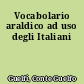 Vocabolario araldico ad uso degli Italiani