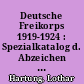 Deutsche Freikorps 1919-1924 : Spezialkatalog d. Abzeichen u. Ehrenzeichen