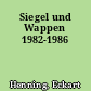 Siegel und Wappen 1982-1986