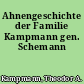 Ahnengeschichte der Familie Kampmann gen. Schemann