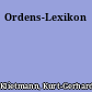 Ordens-Lexikon