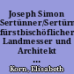 Joseph Simon Sertünner/Sertürner, fürstbischöflicher Landmesser und Architekt in Paderborn, und seine westfälischen Familienbeziehungen