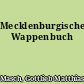 Mecklenburgisches Wappenbuch