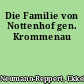 Die Familie von Nottenhof gen. Krommenau