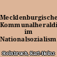 Mecklenburgische Kommunalheraldik im Nationalsozialismus