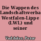 Die Wappen des Landschaftsverbandes Westfalen-Lippe (LWL) und seiner Mitglieder