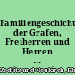 Familiengeschichte der Grafen, Freiherren und Herren von Zedlitz